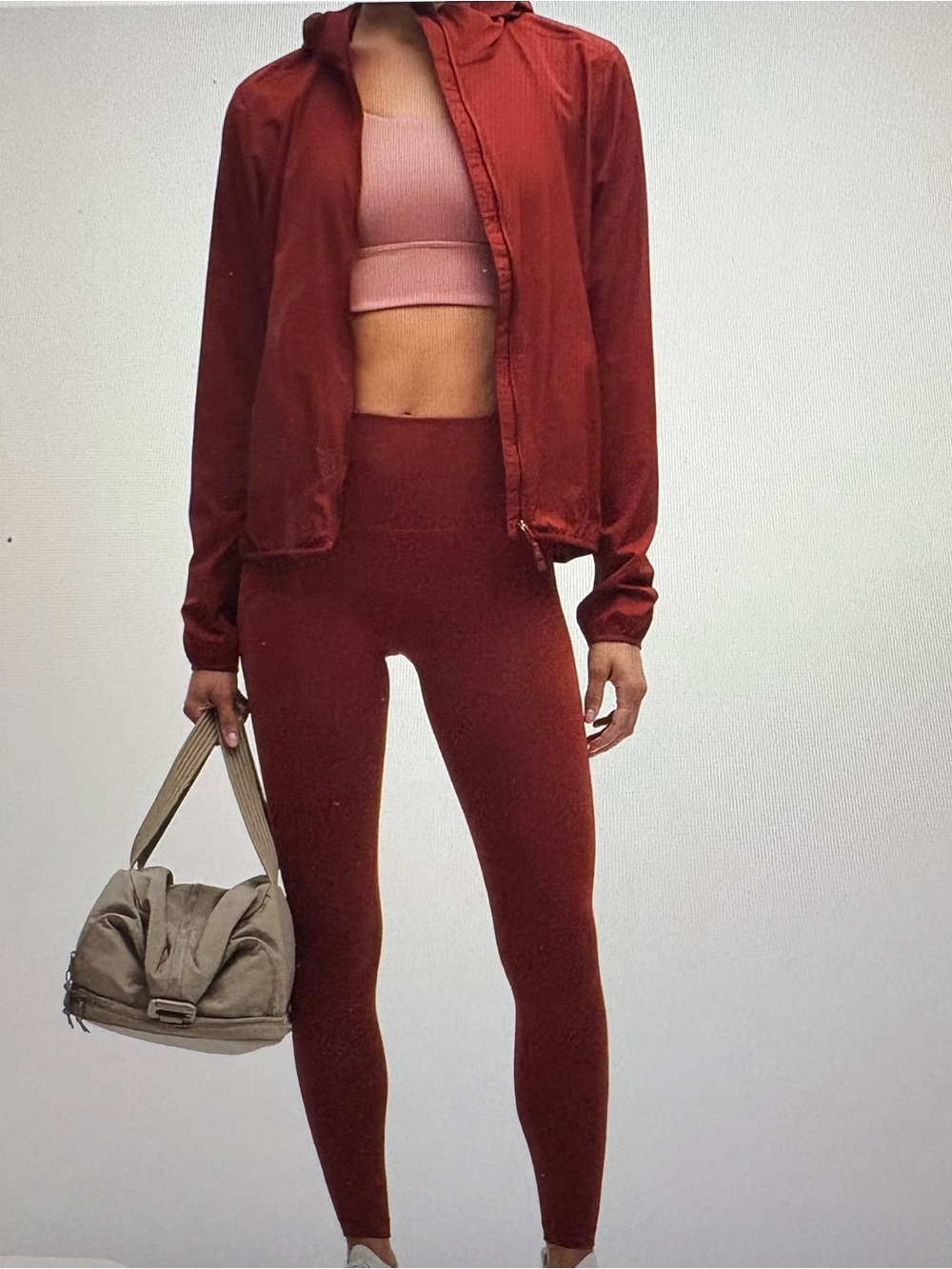 lululemon athletica High-Rise Leggings in Deep Brick Red